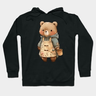 Cute Bear Cartoon Adventurer Adorable Kawaii Animal Hoodie